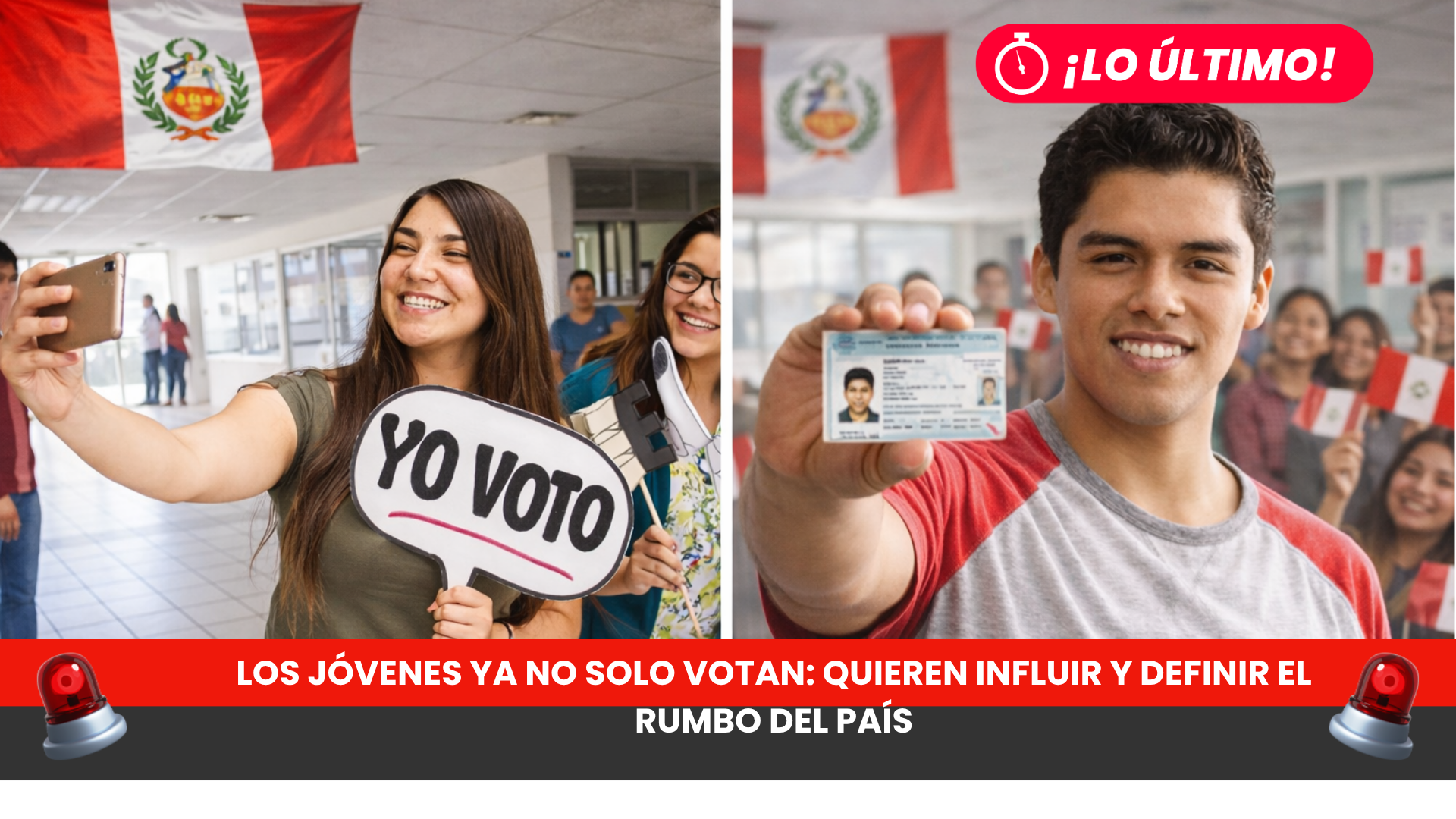Los jóvenes ya no solo votan: quieren influir y definir el rumbo del país