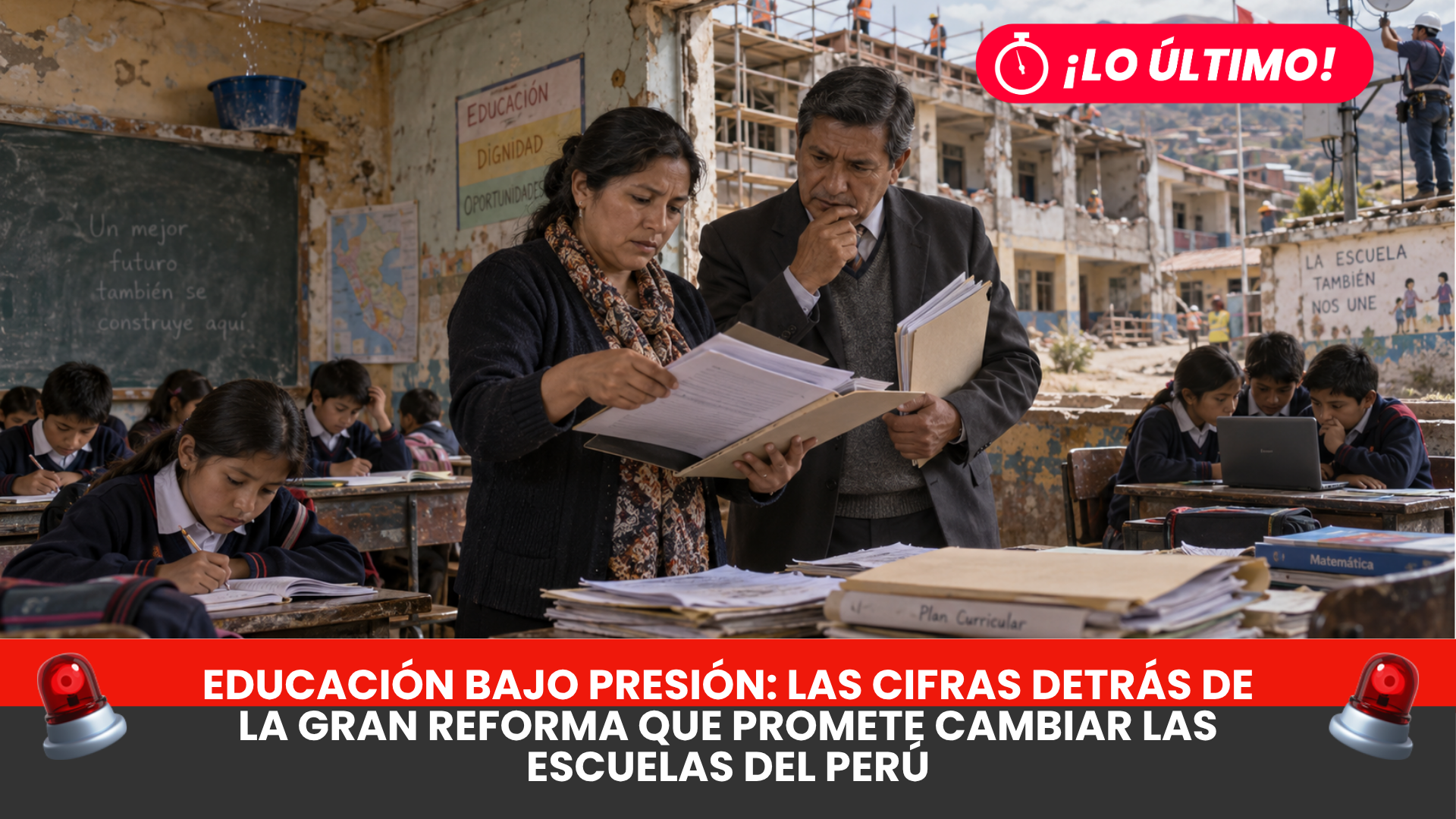 Educación bajo presión: las cifras detrás de la gran reforma que promete cambiar las escuelas del Perú