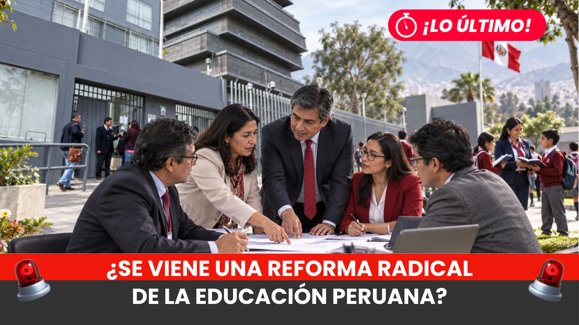 Gobierno presenta Plan Nacional de Educación 2026-2031: anuncia cambios en el currículo, evaluación docente y nota mínima de 14