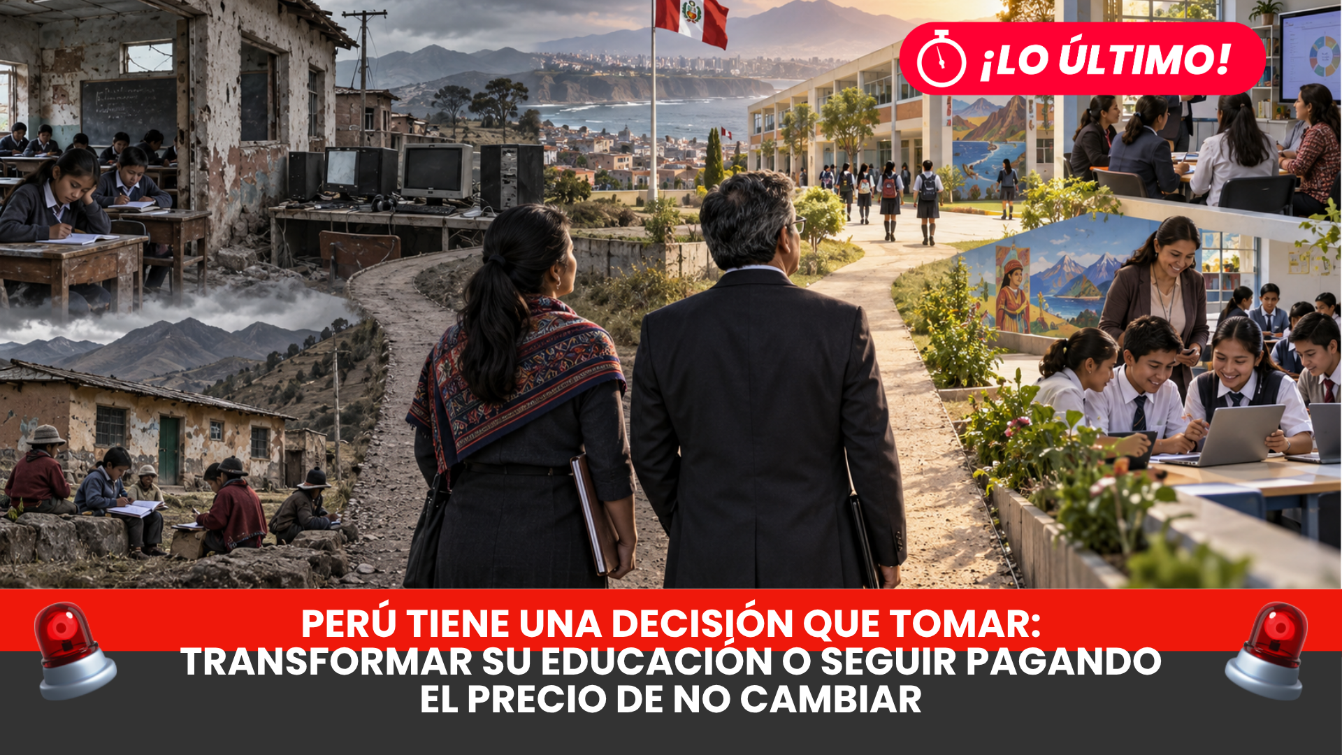 Perú tiene una decisión que tomar: transformar su educación o seguir pagando el precio de no cambiar