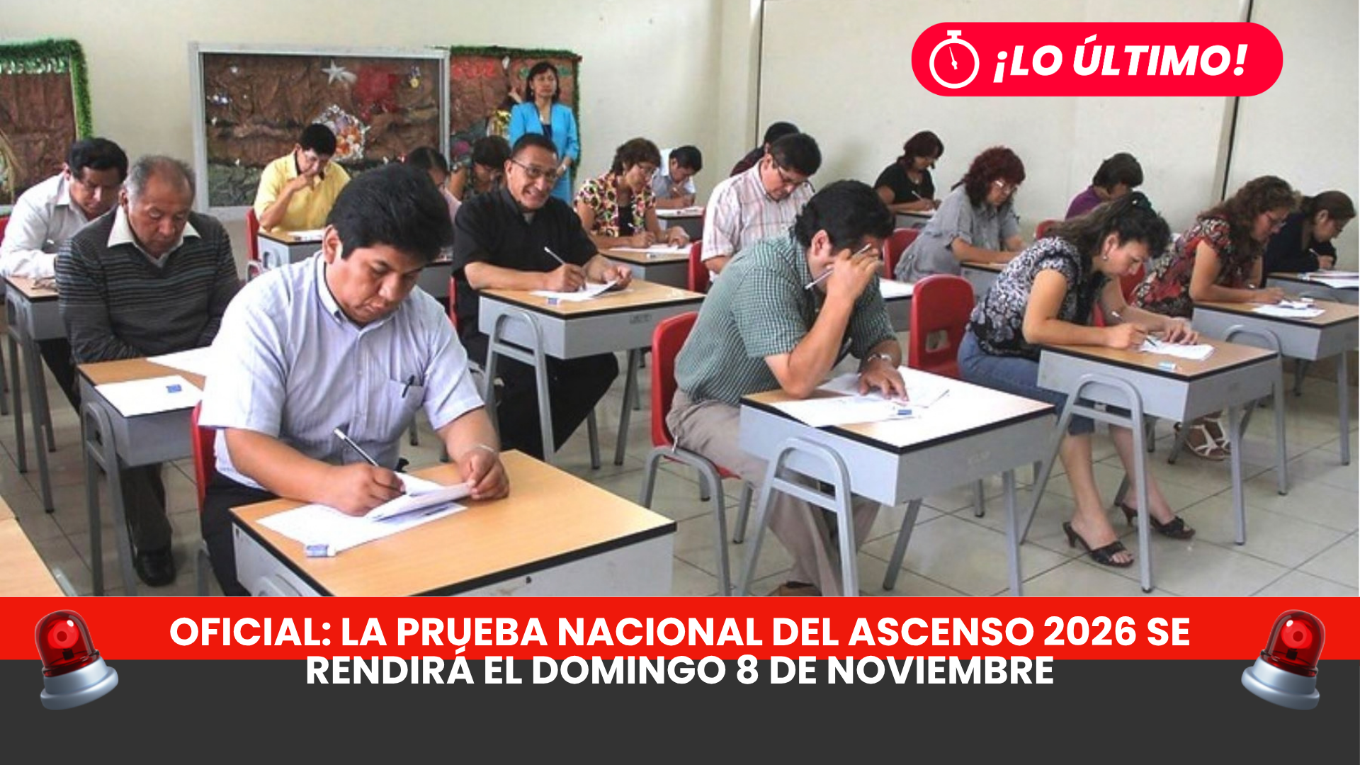 OFICIAL: LA PRUEBA NACIONAL DEL ASCENSO 2026 SE RENDIRÁ EL DOMINGO 8 DE NOVIEMBRE